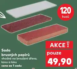 Kaufland Sada brusných papírů nabídka