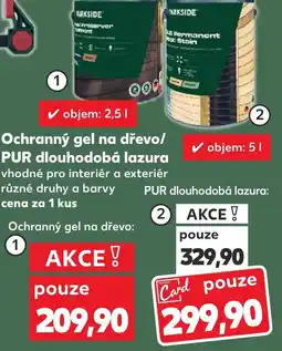 Kaufland Ochranný gel na dřevo/ PUR dlouhodobá lazura nabídka