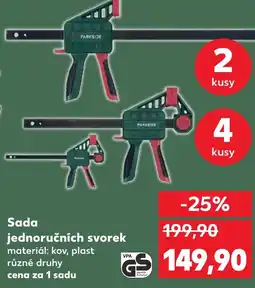 Kaufland Sada jednoručních svorek nabídka