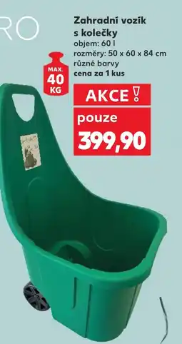 Kaufland Zahradní vozík s kolečky nabídka