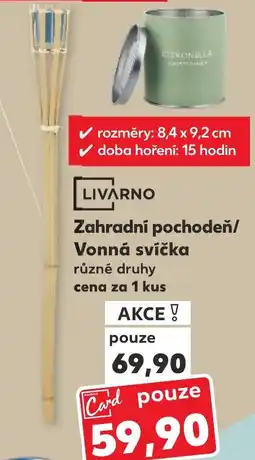 Kaufland Zahradní pochodeň/ Vonná svíčka nabídka