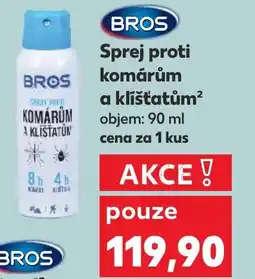 Kaufland BROS Sprej proti komárům a klíšťatům nabídka