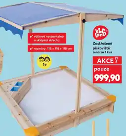 Kaufland Zastřešené pískoviště nabídka