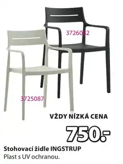 JYSK Stohovací židle INGSTRUP nabídka