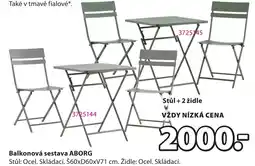 JYSK Balkonová sestava ABORG nabídka