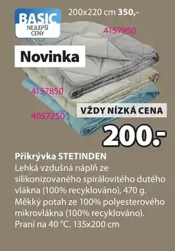 JYSK Přikrývka STETINDEN nabídka