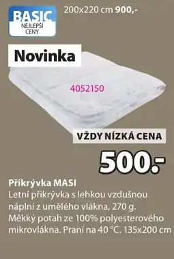 JYSK Přikrývka MASI nabídka