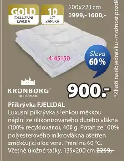 JYSK Přikrývka FJELLDAL nabídka