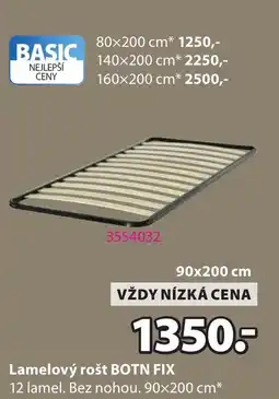 JYSK Lamelový rošt BOTN FIX nabídka