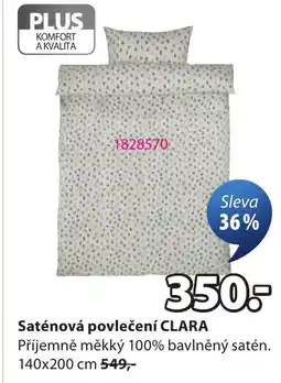 JYSK Saténová povlečení CLARA nabídka