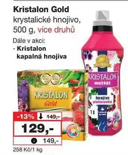 Barvy a laky drogerie Kristalon Gold krystalické hnojivo nabídka