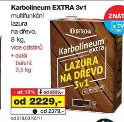Barvy a laky drogerie Karbolineum EXTRA 3v1 multifunkční lazura na dřevo nabídka