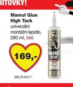 Barvy a laky drogerie Mamut Glue High Tack univerzální montážní lepidlo nabídka