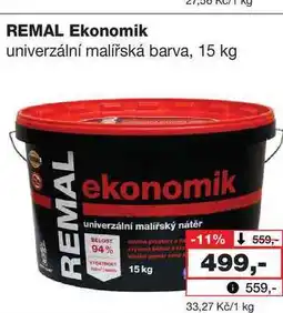 Barvy a laky drogerie REMAL Ekonomik univerzální malířská barva nabídka