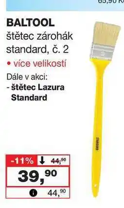 Barvy a laky drogerie BALTOOL štětec zárohák standard, č. 2 nabídka