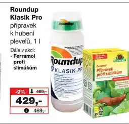 Barvy a laky drogerie Roundup Klasik Pro přípravek k hubení plevelů nabídka