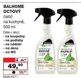 Barvy a laky drogerie BALHOME OCTOVÝ čistič na kuchyně nabídka