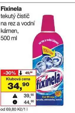 Barvy a laky drogerie Fixinela tekutý čistič na rez a vodní kámen nabídka