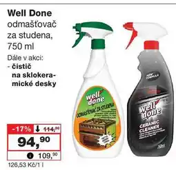 Barvy a laky drogerie Well Done odmašťovač za studena nabídka