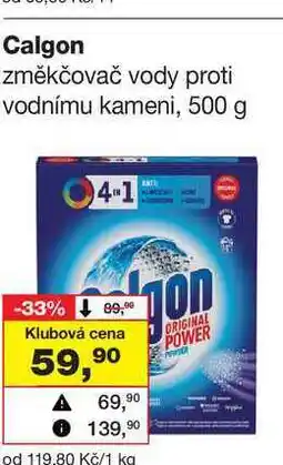 Barvy a laky drogerie Calgon změkčovač vody proti vodnímu kameni nabídka