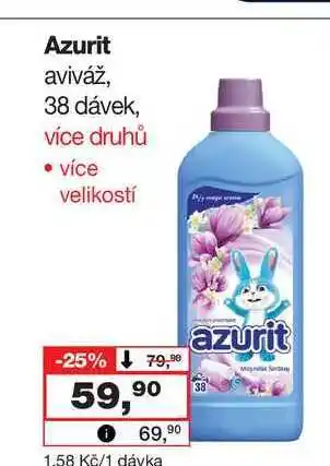 Barvy a laky drogerie Azurit aviváž, 38 dávek nabídka