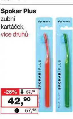 Barvy a laky drogerie Spokar Plus zubní kartáček nabídka