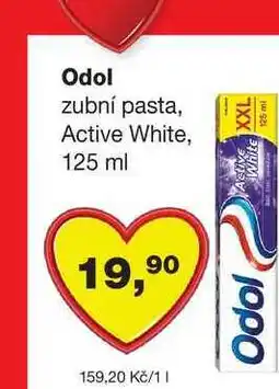 Barvy a laky drogerie Odol zubní pasta, Active White nabídka