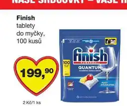 Barvy a laky drogerie Finish tablety do myčky, 100 kusů nabídka