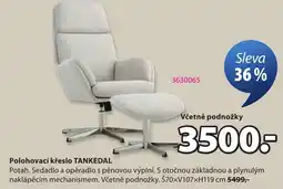 JYSK Polohovací křeslo TANKEDAL nabídka