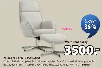 JYSK Polohovací křeslo TANKEDAL nabídka