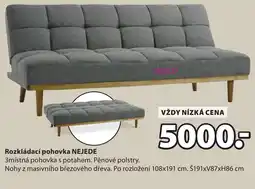 JYSK Rozkládací pohovka NEJEDE nabídka