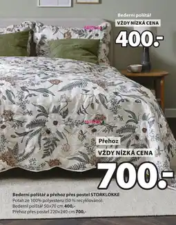 JYSK Bederní polštář a přehoz přes postel STORKLOKKE nabídka