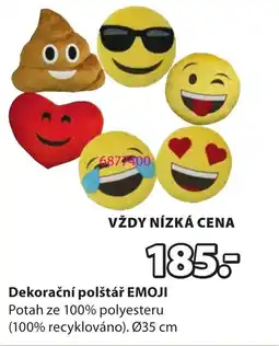 JYSK Dekorační polštář EMOJI nabídka