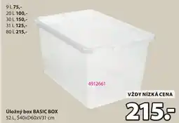 JYSK Úložný box BASIC BOX nabídka