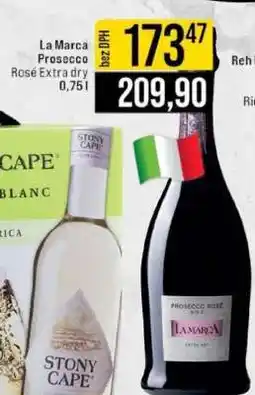 Jip La Marca Prosecco Rosé Extra dry 0,75 l nabídka