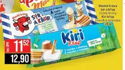 Jip Veselá kráva sýr a krup různé druhy Kiri krup nabídka