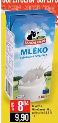 Jip Madeta Báječné mléko polotučné 1,5% 1l nabídka