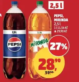 Penny Market PEPSI, MIRINDA nabídka