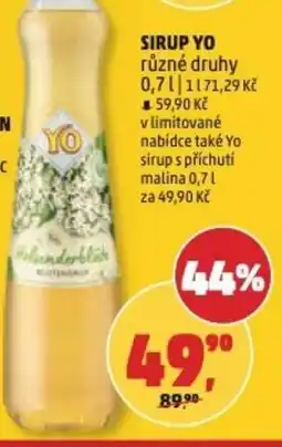Penny Market Sirup Yo nabídka