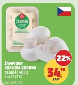 Penny Market Žampiony Karlova Koruna nabídka