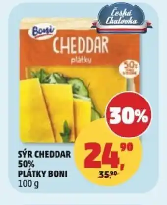 Penny Market Sýr cheddar 50% plátky Boni nabídka