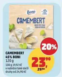 Penny Market Camembert 45% Boni nabídka