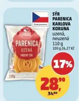 Penny Market Sýr parenica Karlova Koruna nabídka