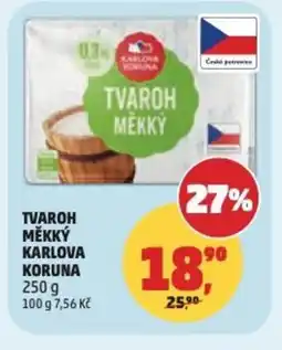 Penny Market Tvaroh měkký Karlova Koruna nabídka
