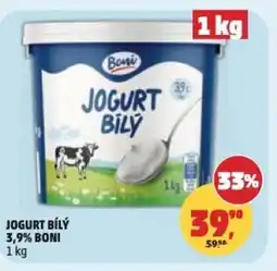 Penny Market Jogurt bílý 3,9% Boni nabídka