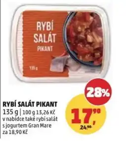 Penny Market Rybí salát pikant nabídka