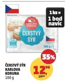 Penny Market Čerstvý sýr Karlova Koruna nabídka