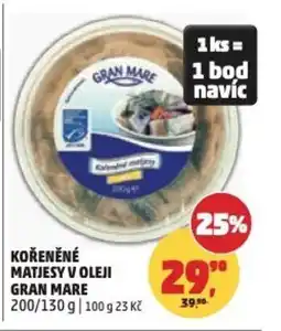 Penny Market Kořeněné matjesy v oleji Gran Mare nabídka