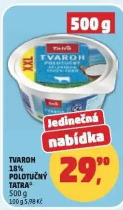 Penny Market Tvaroh 18% polotučný Tatra nabídka