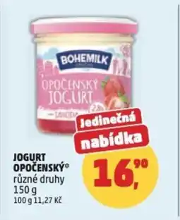 Penny Market Bohemilk jogurt opočenský nabídka